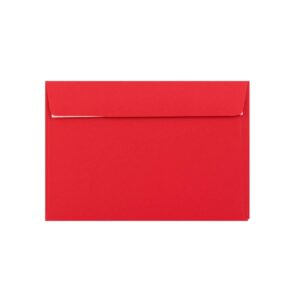 500 Bright Red C5 Envelopes Trade Box. Peel/Seal Wallet Flap. Red 120gsm Smooth Finish. 162mm x 229mm.