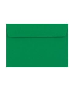 500 Dark Green C6 Envelopes Trade Box. Peel/Seal Wallet Flap. Green 120gsm Smooth Finish. 114mm x 162mm.