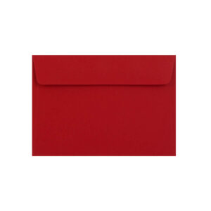 500 Dark Red C6 Envelopes Trade Box. Peel/Seal Wallet Flap. Red 120gsm Smooth Finish. 114mm x 162mm.