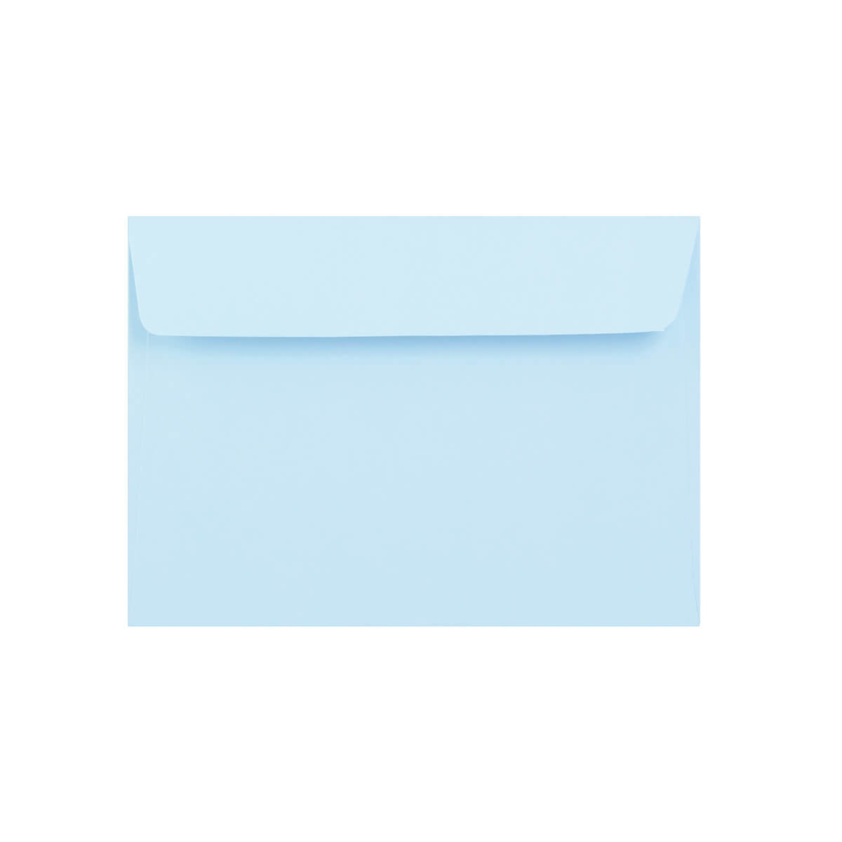 500 Pale Blue C6 Envelopes Trade Box. Peel/Seal Wallet Flap. Blue 120gsm Smooth Finish. 114mm x 162mm.