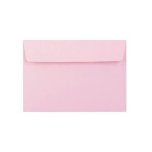 500 Pale Pink C6 Envelopes Trade Box. Peel/Seal Wallet Flap. Pink 120gsm Smooth Finish. 114mm x 162mm.