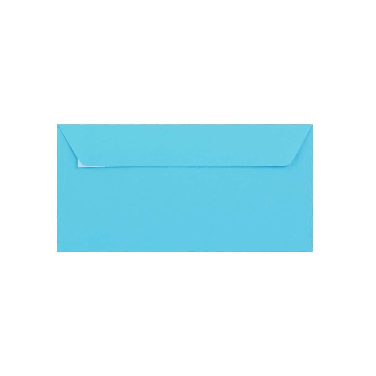 500 Mid Blue DL Envelopes Trade Box. Peel/Seal Wallet Flap. Blue 120gsm Smooth Finish. 110mm x 220mm.