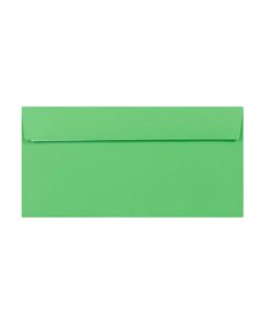 500 Pale Green DL Envelopes Trade Box. Peel/Seal Wallet Flap. Green 120gsm Smooth Finish. 110mm x 220mm.