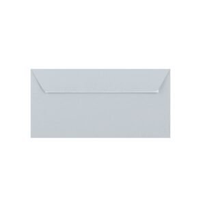 500 Pale Grey DL Envelopes Trade Box. Peel/Seal Wallet Flap. Grey 120gsm Smooth Finish. 110mm x 220mm.