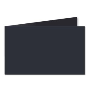 Dark Blue. 128mm x 356mm. 5x7 (Short Edge). 235gsm Folded Card Blank.