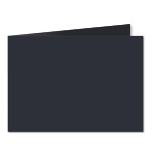 Dark Blue. 148mm x 420mm. A5 (Short Edge). 235gsm Folded Card Blank.