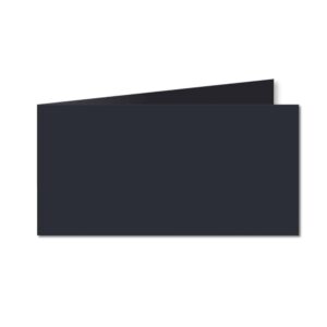 Dark Blue. 100mm x 420mm. DL (Short Edge). 235gsm Folded Card Blank.