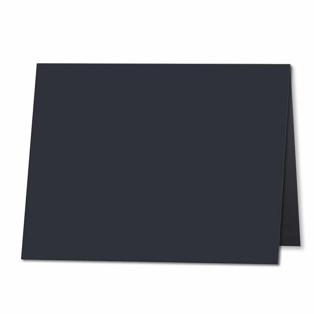 Dark Blue. 165mm x 230mm. Greeting (Long Edge). 235gsm Folded Card Blank.