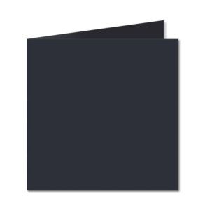 Dark Blue. 148mm x 296mm. Large Square. 235gsm Folded Card Blank.