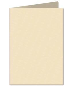 Pale Cream. 297mm x 420mm. A4 (Long Edge). 240gsm Folded Card Blank.