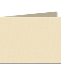 Pale Cream. 148mm x 420mm. A5 (Short Edge). 240gsm Folded Card Blank.