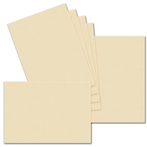 Pale Cream. 105mm x 148mm. A6 Standard. 240gsm Card Sheet.