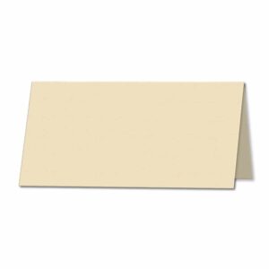 Pale Cream. 210mm x 200mm. DL (Long Edge). 240gsm Folded Card Blank.