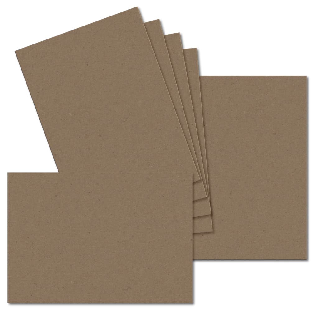 Fleck Manilla. 100mm x 210mm. DL Standard. 280gsm Card Sheet.
