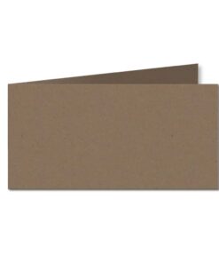 Fleck Manilla. 100mm x 420mm. DL (Short Edge). 280gsm Folded Card Blank.
