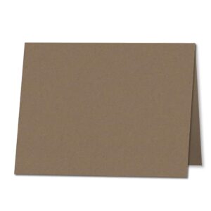 Fleck Manilla. 165mm x 230mm. Greeting (Long Edge). 280gsm Folded Card Blank.