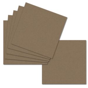 Fleck Manilla. 148mm x 148mm. Large Square. 280gsm Card Sheet.