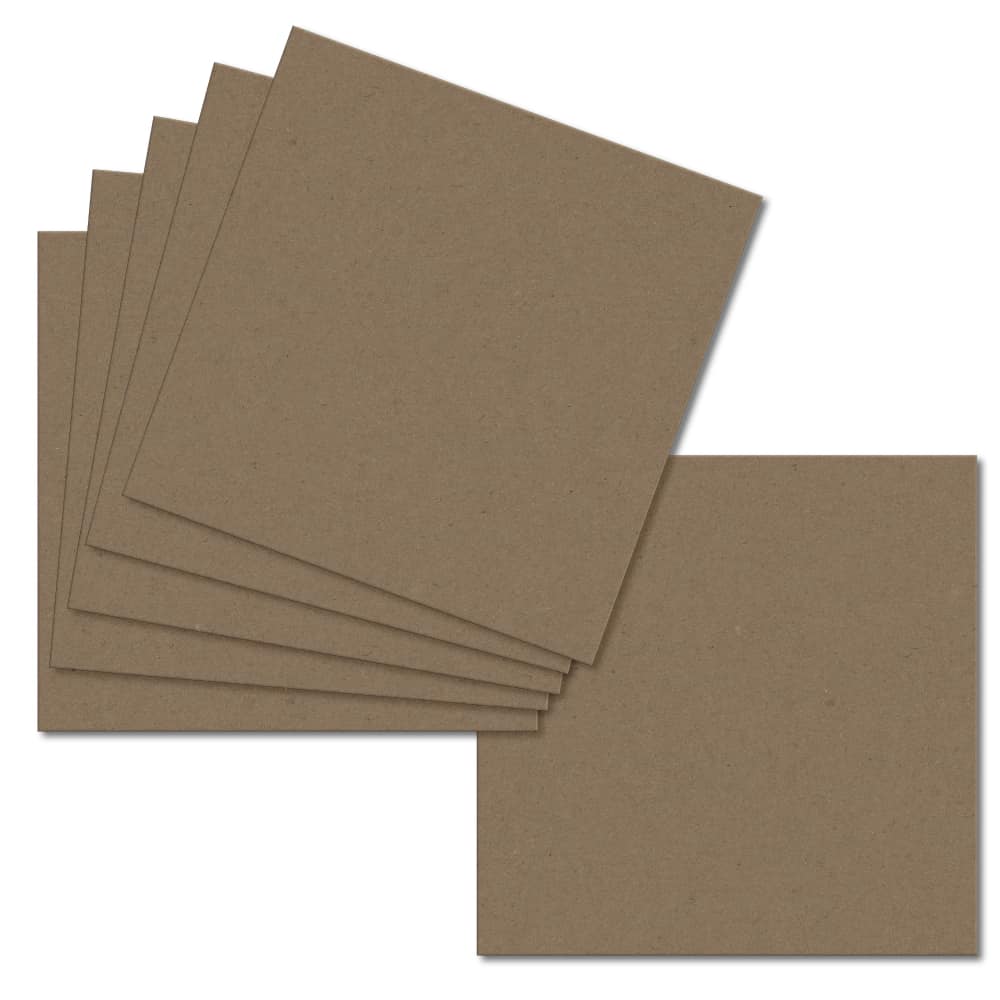 Fleck Manilla. 148mm x 148mm. Large Square. 280gsm Card Sheet.