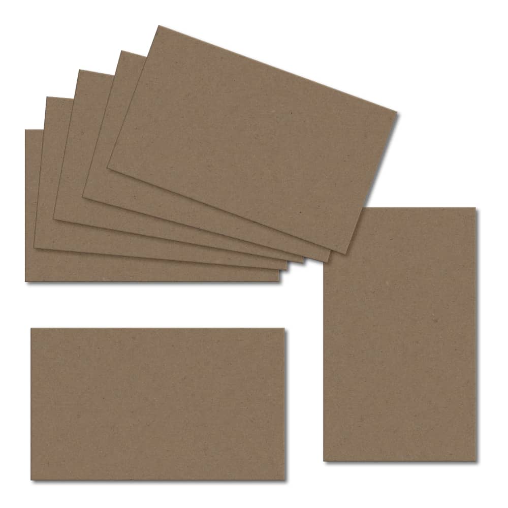 Fleck Manilla. 60mm x 100mm. Place Card. 280gsm Card Sheet.