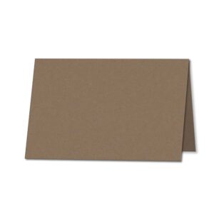 Fleck Manilla. 100mm x 120mm. Place Card. 280gsm Folded Card Blank.
