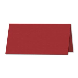 Cherry Red. 210mm x 200mm. DL (Long Edge). 235gsm Folded Card Blank.