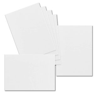 Impact White. 128mm x 179mm. 5 inch x 7 inch. 250gsm Card Sheet.