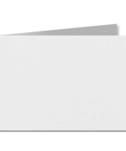 Impact White. 148mm x 420mm. A5 (Short Edge). 250gsm Folded Card Blank.