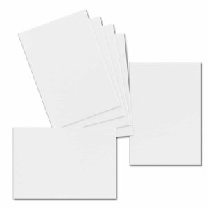 Impact White. 115mm x 165mm. Greeting Card. 250gsm Card Sheet.
