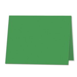 Deep Green. 178mm x 256mm. 5x7 (Long Edge). 235gsm Folded Card Blank.