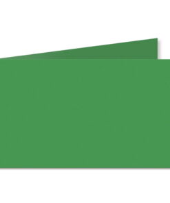 Deep Green. 128mm x 356mm. 5x7 (Short Edge). 235gsm Folded Card Blank.