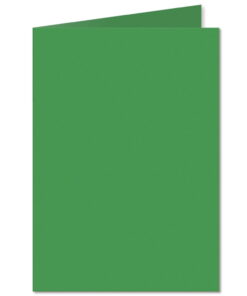 Deep Green. 297mm x 420mm. A4 (Long Edge). 235gsm Folded Card Blank.