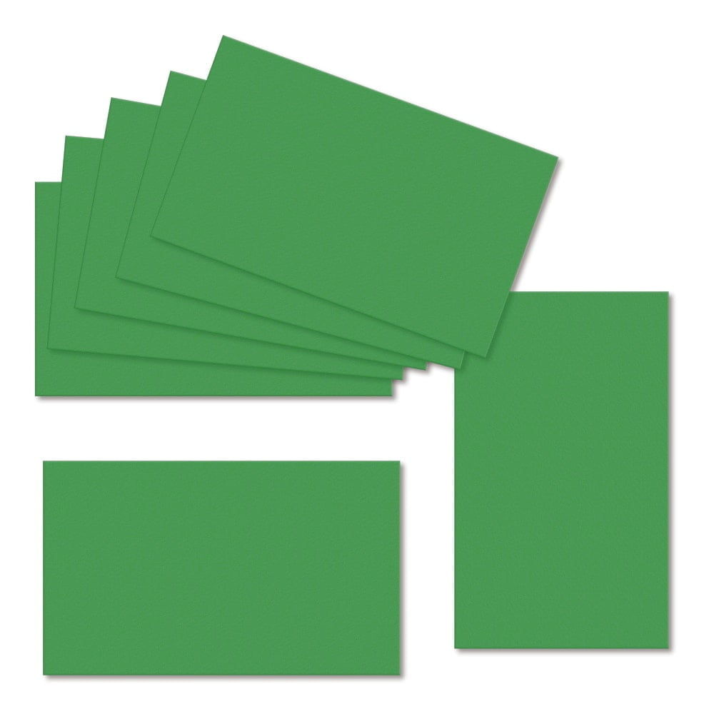 Deep Green. 60mm x 100mm. Place Card. 235gsm Card Sheet.