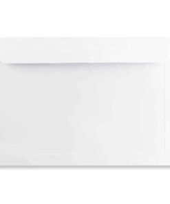 250 Pure White C4 Envelopes Trade Box. Peel/Seal Wallet Flap. White 120gsm Smooth Finish. 324mm x 229mm.