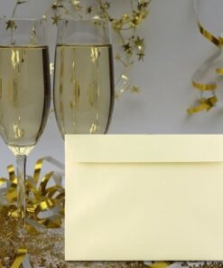 Pearl Champagne Envelopes