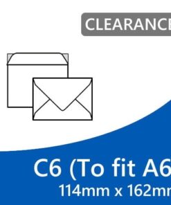End Of Line C6/A6 Envelopes