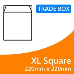 220mm Square Envelopes (Trade Box)