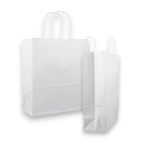 White Paper Carrier Bags