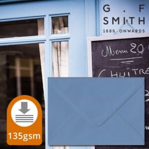 French Blue Luxury Envelopes