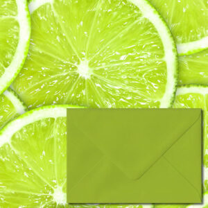 Fresh Green Colour Envelopes