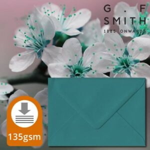 Teal Green Luxury Envelopes
