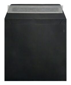 Clariana Black Envelope 220mm Square Wallet Open