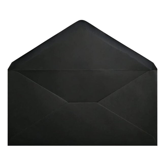Clariana Black Envelope Dl Open