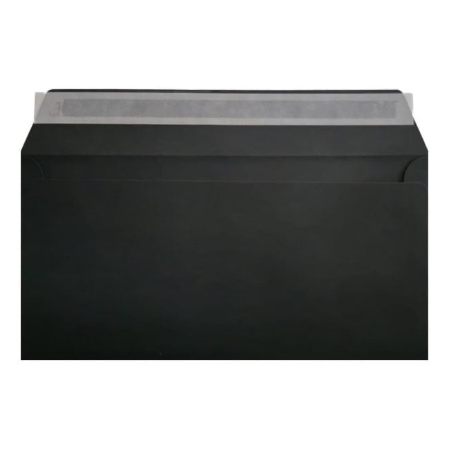 Clariana Black Envelope Dl Wallet Open