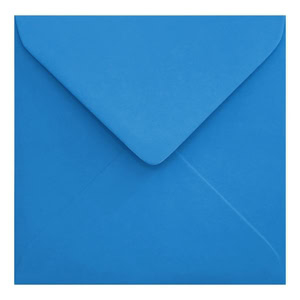 Clariana Bright Blue Envelope 130mm Square Closed