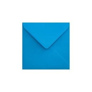 Clariana Bright Blue Envelope 130mm Square Ratio