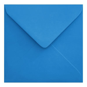 Clariana Bright Blue Envelope 155mm Square Closed