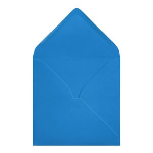 Clariana Bright Blue Envelope 155mm Square Open
