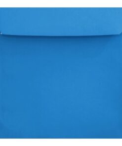 Clariana Bright Blue Envelope 220mm Square Wallet Closed