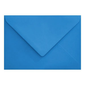 Clariana Bright Blue Envelope B6 Closed