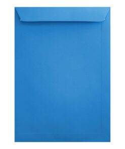 Clariana Bright Blue Envelope C4 Pocket Closed